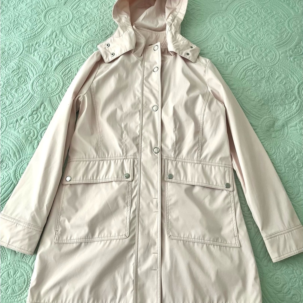 Women's Cream Hooded Jacket